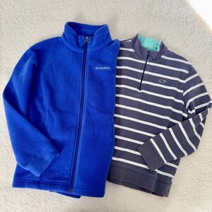 Columbia Fleece Jacket & Vineyard vines Pullover